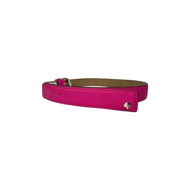 Kate Spade Leather Buckle Belt in Vivid Snap XL main image 4